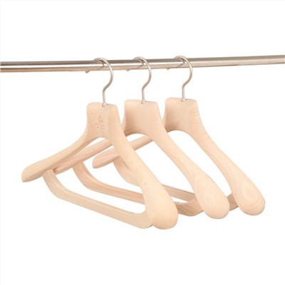 Penjadors de vestits de fusta massissa giratoris de 360 ​​graus